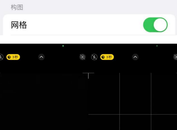 临夏县苹果手机维修网点分享iPhone如何开启九宫格构图功能