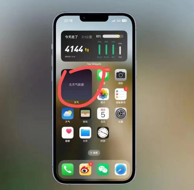 临夏县苹果手机维修分享:iOS16主屏幕天气小组件无法正常工作怎么办？ 