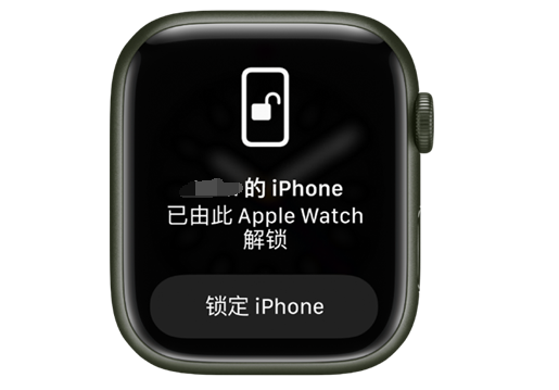 临夏县苹果手机维修分享用 AppleWatch 解锁配备面容 ID 的 iPhone方法 