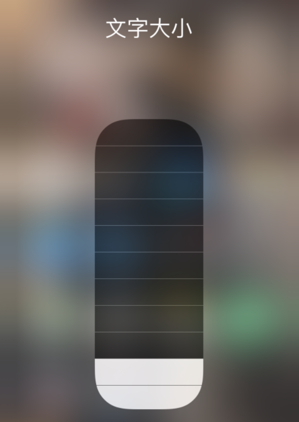 临夏县苹果手机维修分享小技巧：在 iPhone 控制中心快速调节字体大小 